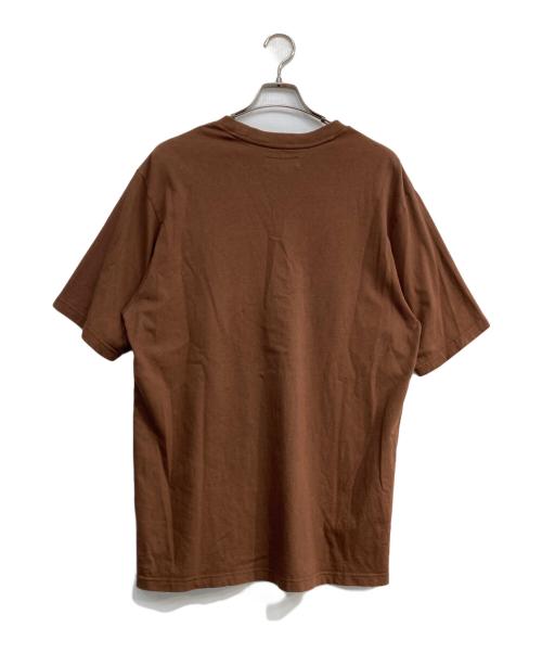 SUPREME（シュプリーム）Supreme (シュプリーム) Classic Logo S/S Top ブラウン サイズ:Mの古着・服飾アイテム
