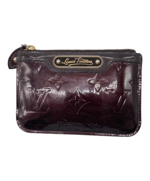 LOUIS VUITTON（ルイ ヴィトン）LOUIS VUITTON (ルイ ヴィトン) 財布　ヴェルニ　ポシェット・クレ NM　 アマラントの古着・服飾アイテム
