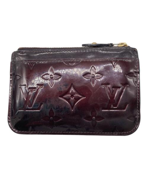 LOUIS VUITTON（ルイ ヴィトン）LOUIS VUITTON (ルイ ヴィトン) 財布　ヴェルニ　ポシェット・クレ NM　 アマラントの古着・服飾アイテム