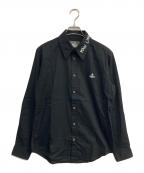 Vivienne Westwood manヴィヴィアン ウェストウッド マン）の古着「Embroidery Classic Shirt」｜ブラック