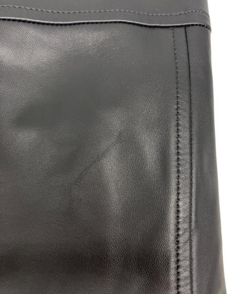 23区（ニジュウサンク）23区 (ニジュウサンク) ラムレザーダブルライダースジャケット ブラック サイズ:Mの古着・服飾アイテム