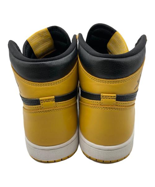 NIKE（ナイキ）NIKE (ナイキ) AIR JORDAN 1 RETRO HIGH OG ブラック×イエロー サイズ:28㎝の古着・服飾アイテム