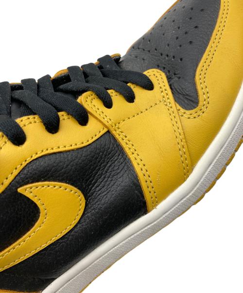 NIKE（ナイキ）NIKE (ナイキ) AIR JORDAN 1 RETRO HIGH OG ブラック×イエロー サイズ:28㎝の古着・服飾アイテム