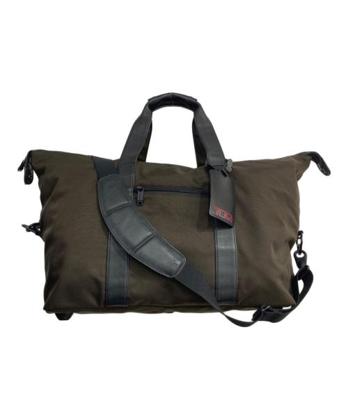 TUMI（トゥミ）TUMI (トゥミ) SMALL SOFT TRAVEL SATCHEL ブラウンの古着・服飾アイテム