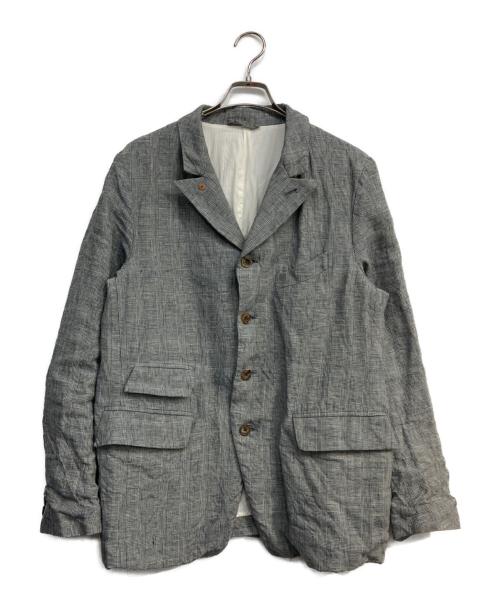 A vontade（アボンタージ）A vontade (アボンタージ) リネンテーラードジャケット グレー サイズ:Mの古着・服飾アイテム