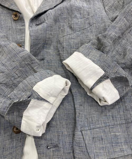 A vontade（アボンタージ）A vontade (アボンタージ) リネンテーラードジャケット グレー サイズ:Mの古着・服飾アイテム
