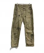 Engineered Garmentsエンジニアド ガーメンツ）の古着「Fatigue Pant Graffiti Pt. F/Twill」｜ベージュ