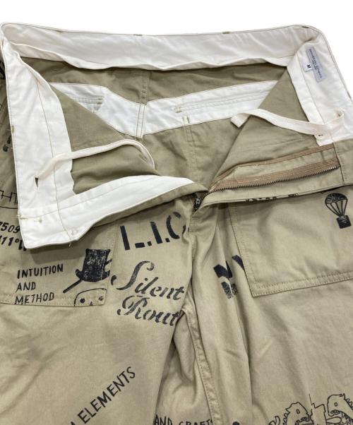 Engineered Garments（エンジニアド ガーメンツ）Engineered Garments (エンジニアド ガーメンツ) Fatigue Pant Graffiti Pt. F/Twill ベージュ サイズ:Ⅿの古着・服飾アイテム
