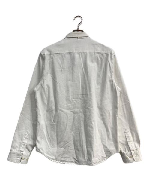 SUPREME（シュプリーム）Supreme (シュプリーム) アームロゴボタンダウンシャツ ホワイト サイズ:Mの古着・服飾アイテム