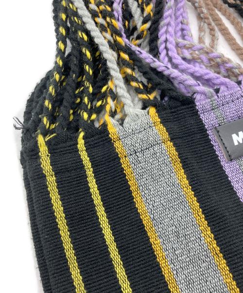 MARNI MARKET（マルニ マーケット）MARNI MARKET (マルニ マーケット) ハンモックトートハンドバッグ ブラック×パープルの古着・服飾アイテム