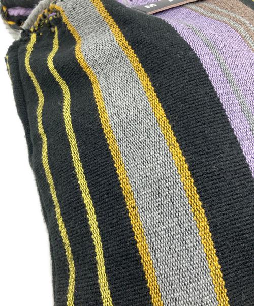 MARNI MARKET（マルニ マーケット）MARNI MARKET (マルニ マーケット) ハンモックトートハンドバッグ ブラック×パープルの古着・服飾アイテム