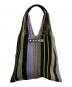 MARNI MARKET（マルニ マーケット）の古着「ハンモックトートハンドバッグ」｜ブラック×パープル