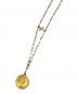 mariando (マリアンド) Double Charm Necklace (Coin & Cross)50㎝ ゴールド：9000円