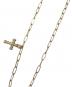 中古・古着 mariando (マリアンド) Double Charm Necklace (Coin & Cross)50㎝ ゴールド：9000円