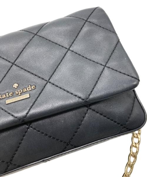 Kate Spade（ケイトスペード）Kate Spade (ケイトスペード) チェーンショルダーバッグ ブラックの古着・服飾アイテム