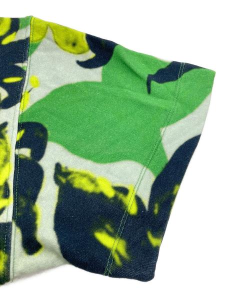DRIES VAN NOTEN（ドリスヴァンノッテン）DRIES VAN NOTEN (ドリスヴァンノッテン) 総柄半袖スウェット グリーン サイズ:Sの古着・服飾アイテム