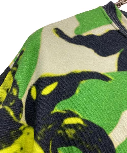 DRIES VAN NOTEN（ドリスヴァンノッテン）DRIES VAN NOTEN (ドリスヴァンノッテン) 総柄半袖スウェット グリーン サイズ:Sの古着・服飾アイテム