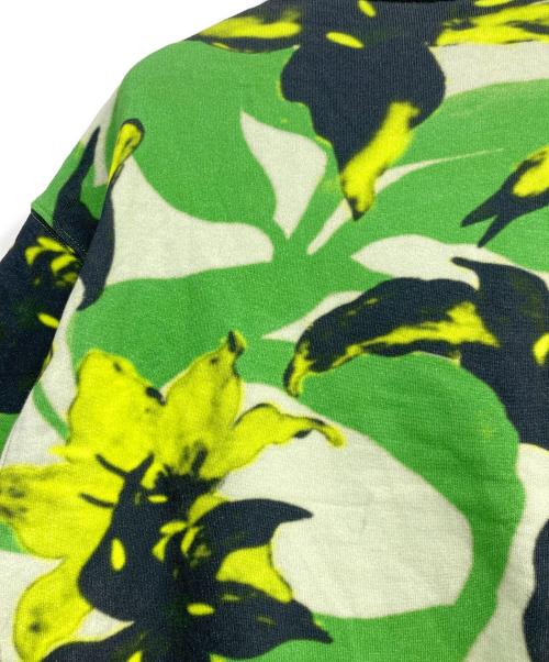 DRIES VAN NOTEN（ドリスヴァンノッテン）DRIES VAN NOTEN (ドリスヴァンノッテン) 総柄半袖スウェット グリーン サイズ:Sの古着・服飾アイテム