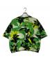 DRIES VAN NOTEN (ドリスヴァンノッテン) 総柄半袖スウェット グリーン サイズ:S：13000円