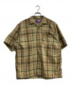 THE NORTHFACE PURPLELABELザ・ノースフェイス パープルレーベル）の古着「Madras Field H/S Shirt」｜ベージュ
