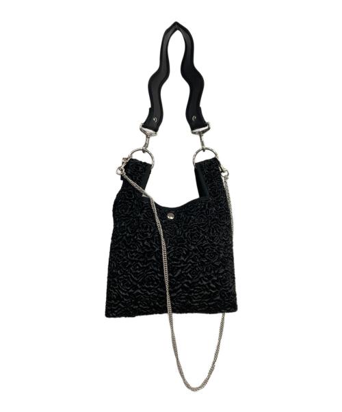 nori enomoto（ノリ エノモト）nori enomoto (ノリ エノモト) jeudi soir petit / black shirring ブラックの古着・服飾アイテム