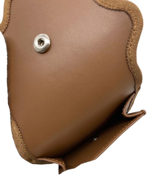 nori enomoto（ノリ エノモト）nori enomoto (ノリ エノモト) wave trifold wallet light brown×irisの古着・服飾アイテム