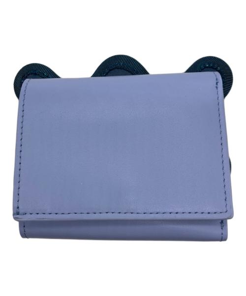 nori enomoto（ノリ エノモト）nori enomoto (ノリ エノモト) wave trifold wallet iceland blue×irisの古着・服飾アイテム