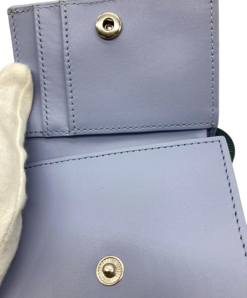 nori enomoto（ノリ エノモト）nori enomoto (ノリ エノモト) wave trifold wallet iceland blue×irisの古着・服飾アイテム