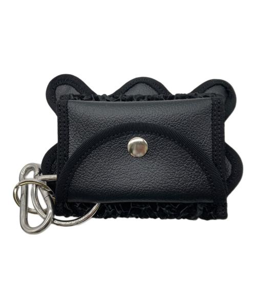 nori enomoto（ノリ エノモト）nori enomoto (ノリ エノモト) wave purse / black shirring ブラックの古着・服飾アイテム