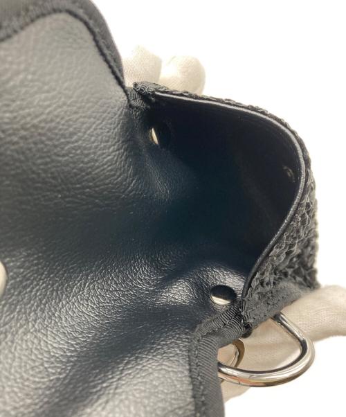 nori enomoto（ノリ エノモト）nori enomoto (ノリ エノモト) wave purse / black shirring ブラックの古着・服飾アイテム