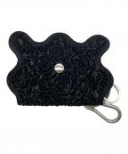 nori enomotoノリ エノモト）の古着「wave purse / black shirring」｜ブラック