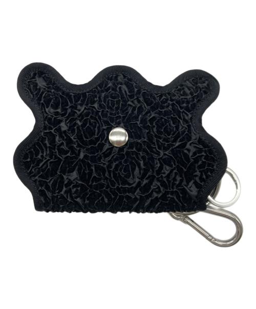 nori enomoto（ノリ エノモト）nori enomoto (ノリ エノモト) wave purse / black shirring ブラックの古着・服飾アイテム
