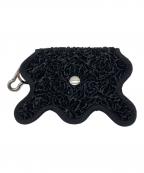 nori enomotoノリ エノモト）の古着「wave purse / black shirring」｜ブラック