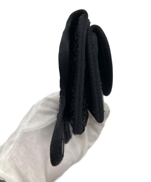nori enomoto（ノリ エノモト）nori enomoto (ノリ エノモト) wave purse / black shirring ブラックの古着・服飾アイテム
