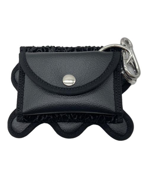 nori enomoto（ノリ エノモト）nori enomoto (ノリ エノモト) wave purse / black shirring ブラックの古着・服飾アイテム