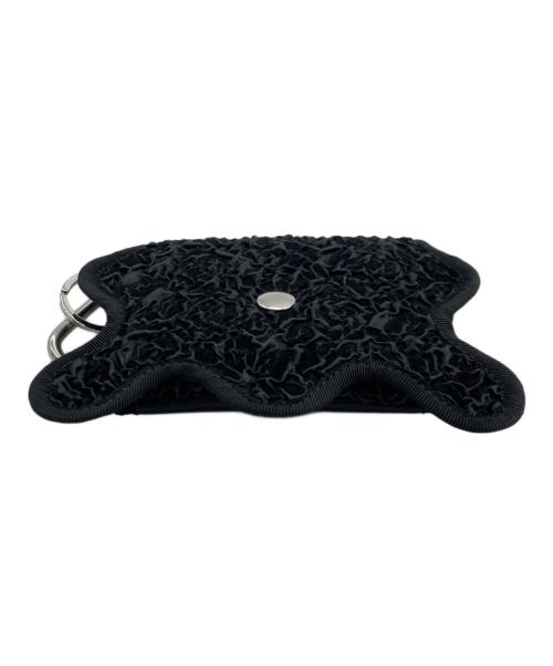 nori enomoto（ノリ エノモト）nori enomoto (ノリ エノモト) wave purse / black shirring ブラックの古着・服飾アイテム