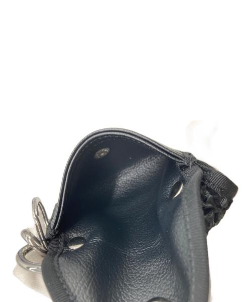 nori enomoto（ノリ エノモト）nori enomoto (ノリ エノモト) wave purse / black shirring ブラックの古着・服飾アイテム