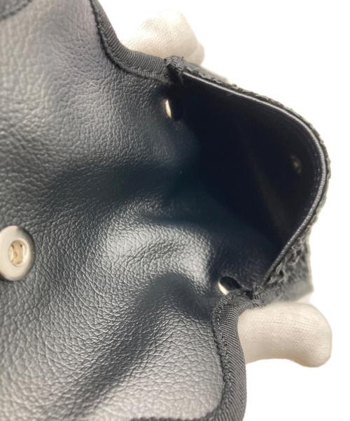 nori enomoto（ノリ エノモト）nori enomoto (ノリ エノモト) wave purse / black shirring ブラックの古着・服飾アイテム