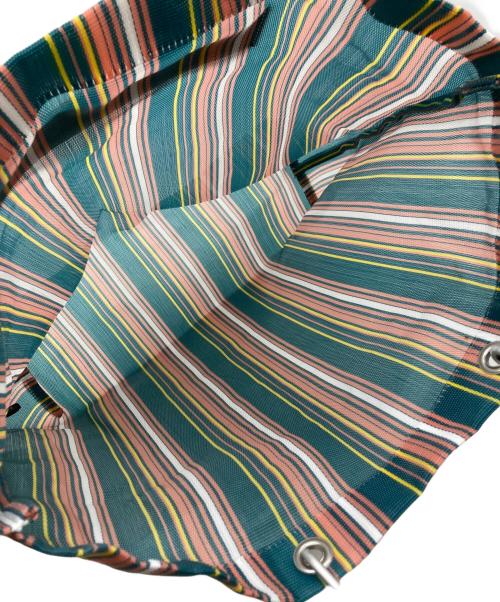 MARNI（マルニ）MARNI (マルニ) フラワーカフェトートバッグ グリーン×ピンクの古着・服飾アイテム