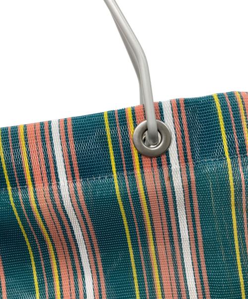 MARNI（マルニ）MARNI (マルニ) フラワーカフェトートバッグ グリーン×ピンクの古着・服飾アイテム