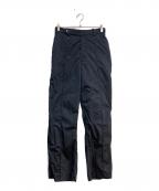 WIDE DADワイド ダット）の古着「NYLON STRAIGHT PANTS」｜ネイビー