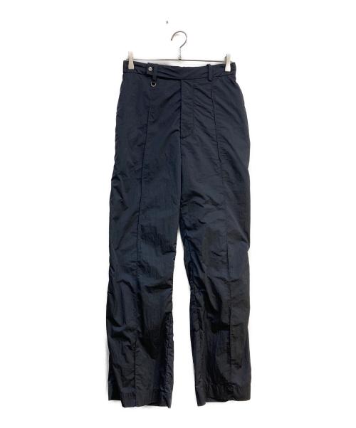 WIDE DAD（ワイド ダット）WIDE DAD (ワイド ダット) NYLON STRAIGHT PANTS ネイビー サイズ:2の古着・服飾アイテム