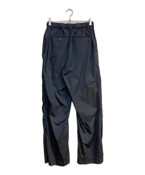 WIDE DAD（ワイド ダット）WIDE DAD (ワイド ダット) NYLON STRAIGHT PANTS ネイビー サイズ:2の古着・服飾アイテム