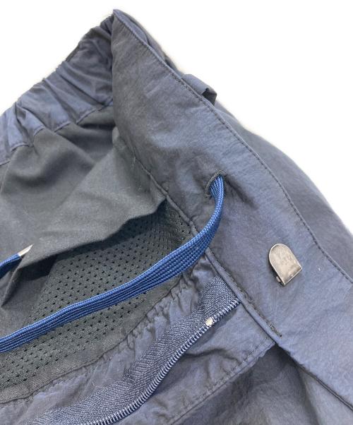 WIDE DAD（ワイド ダット）WIDE DAD (ワイド ダット) NYLON STRAIGHT PANTS ネイビー サイズ:2の古着・服飾アイテム