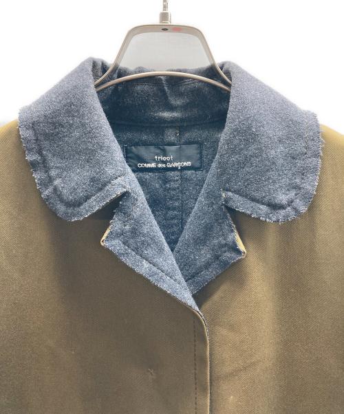 tricot COMME des GARCONS（トリココムデギャルソン）tricot COMME des GARCONS (トリココムデギャルソン) リバーシブルコート オリーブ サイズ:Ⅿの古着・服飾アイテム