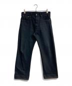 LEVI'Sリーバイス）の古着「501後染めデニムパンツ」｜ブラック