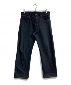 中古・古着通販】LEVI'S (リーバイス) 501後染めデニムパンツ ブラック