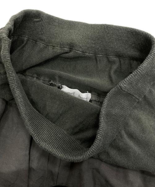 BEARDSLEY（ビアズリー）BEARDSLEY (ビアズリー) ニットコンビバギー グリーン サイズ:Freeの古着・服飾アイテム