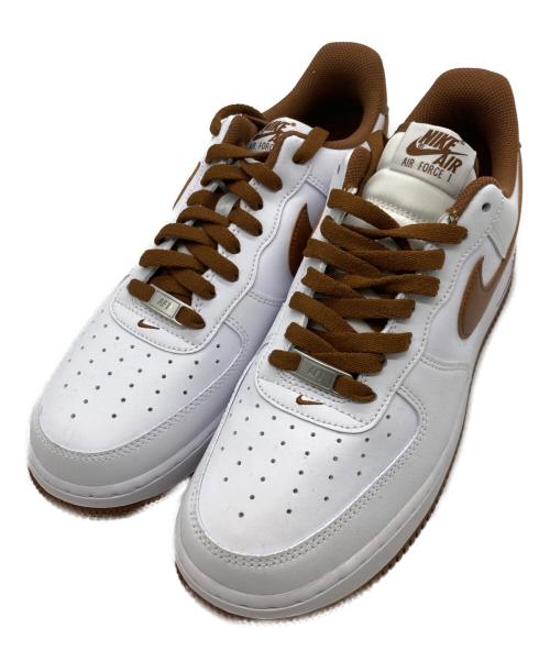 NIKE（ナイキ）NIKE (ナイキ) AIR FORCE 1 LOW '07 ホワイト×ブラウン サイズ:27.5cmの古着・服飾アイテム