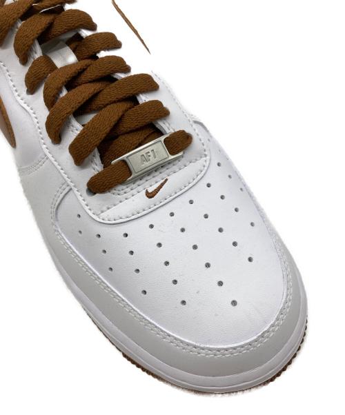 NIKE（ナイキ）NIKE (ナイキ) AIR FORCE 1 LOW '07 ホワイト×ブラウン サイズ:27.5cmの古着・服飾アイテム